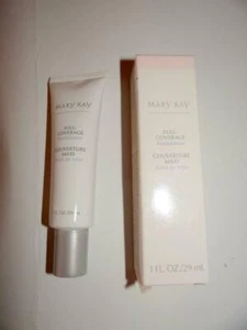 NIB Mary Kay Full Coverage Foundation Ivory 202 Normal to Dry Skin Bonus Samples - Picture 1 of 6