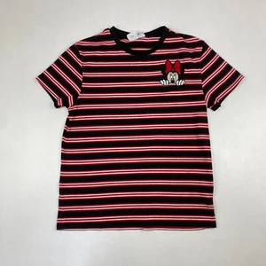 Womens DISNEY Minnie Mouse Striped T-Shirt , Size S 10/12 - Picture 1 of 8