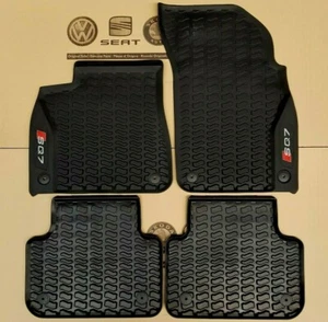 original Audi SQ7 Fußmatten Q7 4M ab 2015 Gummimatten Gummifußmatten rubber mats - Bild 1 von 1