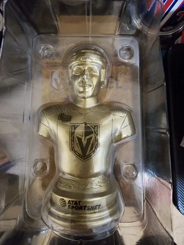 NIB JACK EICHEL Las Vegas Golden Knights 'Golden Age' SGA Figure/Bobblehead Bust Cover
