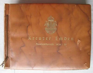 Fotoalbum Kreuzer Emden Auslandsreise 1934/35 Dönitz mit 165 Original Fotografie - Bild 1 von 12