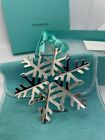 Tiffany & Co. Christmas Ornament VIP Snowflake Sterling Silver 925 NEW RARE