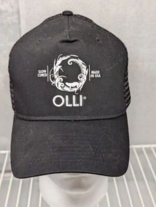 Olli Salumeria Hat Cap Black Mesh Adjustable Snap Back Mens Meat Company Sample - Picture 1 of 8