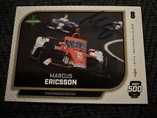 2024 Parkside Indy Car Trading Card Indianapolis 500 Signed Marcus Ericsson