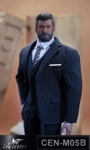 Toy center 1/6 Gentleman Suit Clothes Set Vest Belt Shoes for 12" Figure Model - Picture 1 of 4