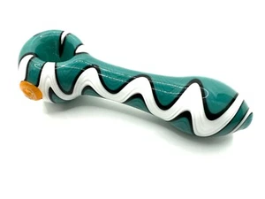 4.5 inch Glass pipe Deco Tobacco Smoking Pipe THICK GLASS - Picture 1 of 5