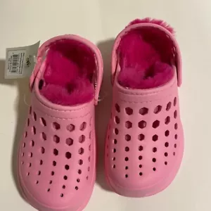 Slip On Sanfals per Ragazze Fax Pelliccia Interni Borse Ecopelliccia Interno Gioia Api 10 - Foto 1 di 8