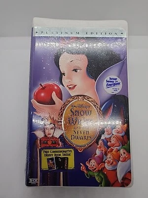 Snow White and the Seven Dwarfs VHS Tape Disney Special Platinum Edition New2001 - Image 1 of 4