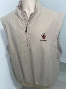 Fairway & Greene Men’s Golf Vest Size Large, THE SCOTSMAN Logo Waterproof Vest - Picture 1 of 7