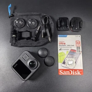 GoPro Max 360 Digital Action Camera 6K HD 16.6MP Waterproof Cam with Accessories - Picture 1 of 11