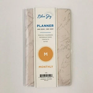 Blue Sky 2020-2021 Monthly Pocket Planner in Blush Marble  (4”x 6") - Picture 1 of 3