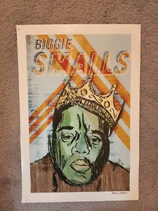 Biggie Smalls- Pop Art Poster/Wall Art/Limited Edition of 100 / Soul Music Icon - Picture 1 of 1