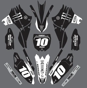 Graphics for Yamaha YZ 450f YZ450F 2010-2013 Decals stickers shrouds - Picture 1 of 1