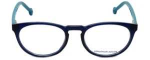 Jonathan Adler Designer Reading Glasses JA306-Navy Blue Crystal 51mm Oval Cateye - Picture 1 of 6