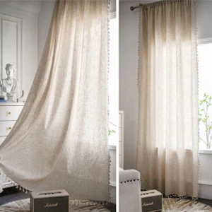 Boho Tassel Curtain Living Room Bedroom Window Drape Treatment - Picture 1 of 34