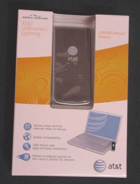 NEW UNLOCKED Sierra Wireless 305 AT&T USBConnect LIGHTNING 3G Mobile AirCard - Image 1 of 1