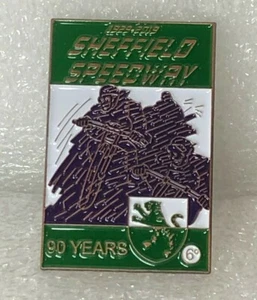 Sheffield Speedway 90 Jahre Metallabzeichen 35 x 23 mm  - Bild 1 von 3