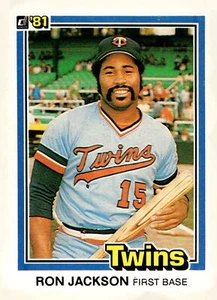 1981 Donruss #489 Ron Jackson - Picture 1 of 2