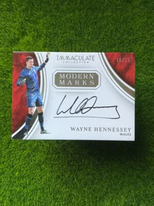 *READ 2017 Immaculate Wayne Hennessey Auto /75 Modern Marks Wales Crystal Palace - Picture 1 of 2