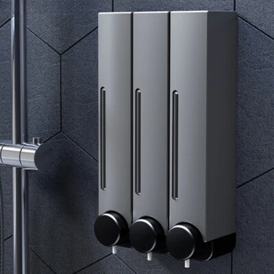 Dispensador de jabón de baño 420 ml manual montado en la pared desinfectante de manos prensa de cocina Foto 1 de 4