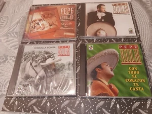 Pepe Aguilar 4 Cds Originales 💿 Musica Mexicana Ranchero - Picture 1 of 6