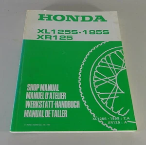 Manual De Taller Honda XL 125S / 185S / XR 125 De 1980 - Imagen 1 de 4
