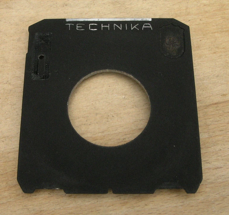  Linhof IV 4 V  69 6x9 Technika 70 flat  Lens board  for compur 0 copal 0 centre - Image 1 of 3