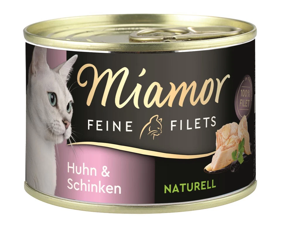 Miamor Feine Filets Naturelle Huhn Schinken 12x 156g Nassfutter Katzenfutter - Bild 1 von 1