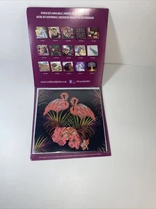 Flamingos Crystal Art Card Kit Craft Buddy New- diamond painting craft - Picture 1 of 6