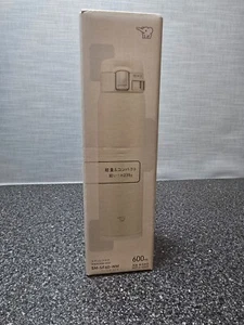 ZOJIRUSHI Trinkflasche Direct Drinking Edelstahl Becher 600ml weiß SM-SF60-WM Neu in OVP - Bild 1 von 8
