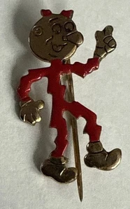Original 1926 Reddy Kilowatt Electric Mascot Lapel Stick Tie Pin - Picture 1 of 7