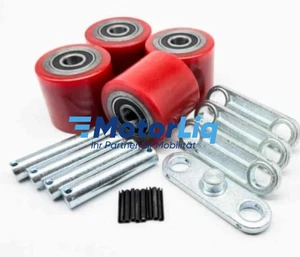 Tandem Gabelrollen 80x70-20 für Handhubwagen, kompletter Satz für beide Gabeln - Bild 1 von 2