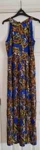 Darling Clothes Beautiful Cornflower Blue Floral Selina Maxi Dress Size 12 / M - Picture 1 of 6