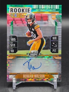 2024 Contenders Optic - Roman Wilson - Green Pulsar Rookie Ticket Auto 4/25 - Picture 1 of 2