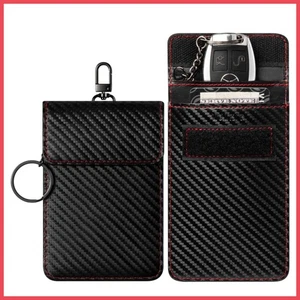 Custodia bloccante segnale chiave auto Faraday gabbia fob custodia blocco RFID senza chiave - Foto 1 di 8