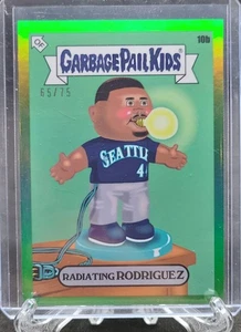 🔥Garbage Pail Kids X MLB Julio Rodríguez Paquete de 10b Tarjeta de Lámina Verde Fresca - Imagen 1 de 1