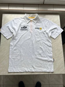 Formula 1 Renault F1 Team Spirit Racing Polo Shirt White Men's Sz M Alonso Vibes - Picture 1 of 7