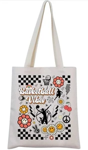 MNIGIU Basketball Vibes Tote Bag for Basketball Lovers (Free Delivery)💥💥💥 - Picture 1 of 6