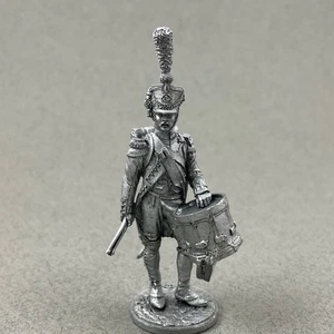 Napoleonic metal soldier 1/32, French Drummer Grenadier, Highly detailed figure - Bild 1 von 9