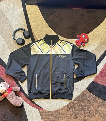 Jaqueta Coogi preta e amarela com zíper - Imagem 1 de 4