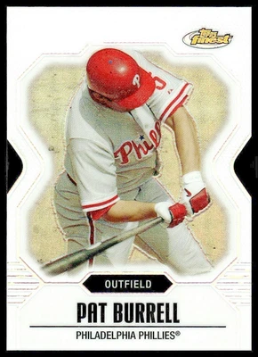 2007 Topps Finest - Pat Burrell #71 Refractor Philadelphia Phillies - Image 1 of 2