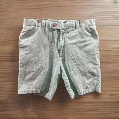 Peter Millar Algodón/Spandex Talla 36 Rayas Verdes Seersucker Foto 1 de 4