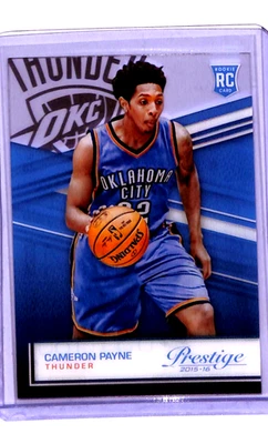 2015 2015-16 Panini Prestige Acetate Rookies #28 Cameron Payne Rookie RC Thunder - Image 1 of 2