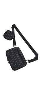 Under Armour UA Loudon Crossbody Black/Black/Castlerock - Picture 1 of 7