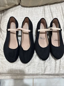Bloch Character Cuban Heels Ballet Shoes Size 7.5 and (5.5 SOLD) $28 Each - Picture 1 of 5