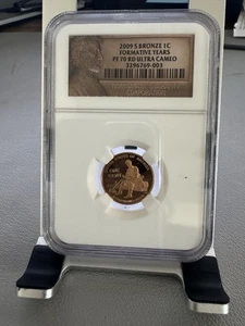 2009 S 1C Bronze Lincoln Formative Years-NGC PF 70 RD Ultra Cameo - Picture 1 of 2