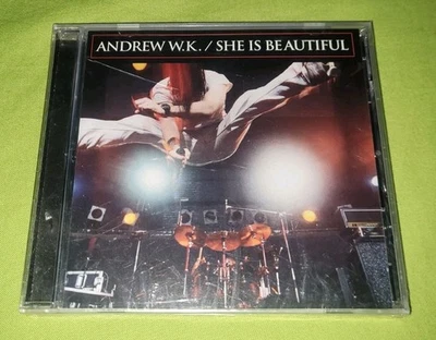 Andrew W.K. She Is Beautiful Enhanced CD Single 2002 NEW! Foto 1 de 3