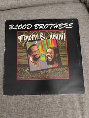 Gregory Isaacs & Dennis Brown - Blood Brothers 1994 RAS LP 3116 Reggae - Image 1 of 4