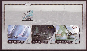 NEUSEELAND 2002 AMERICAS CUP MINIATURBLATT UNMONTIERT NEUWERTIG, NEUWERTIG - Bild 1 von 1