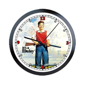 Daisy Red Ryder  BB Gun Rifle 1960's Art Licensed Retro Vintage Wall Clock #226 - Picture 1 of 1